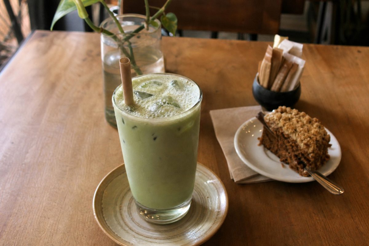 Frappé de té verde